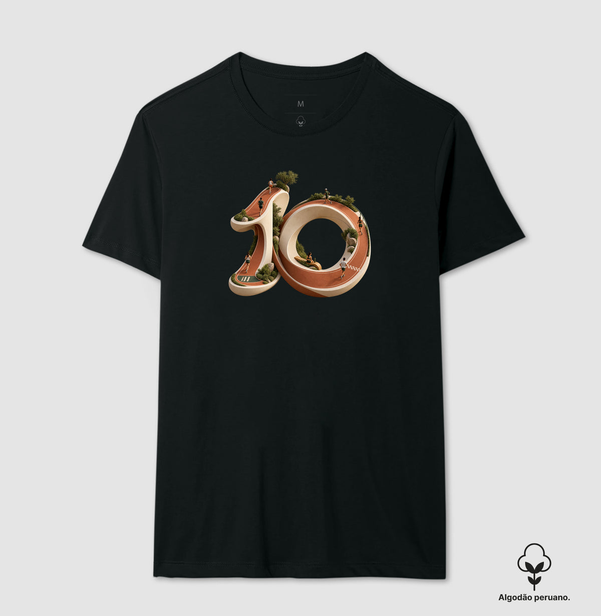 Camiseta Algodão Peruano - Dez Redondo