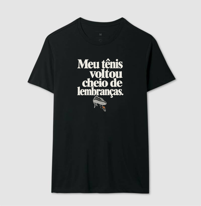 Camiseta Unissex - Areia de Brinde, Masculino, Preta