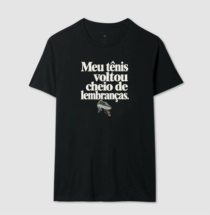 Camiseta Unissex - Areia de Brinde, Masculino, Preta
