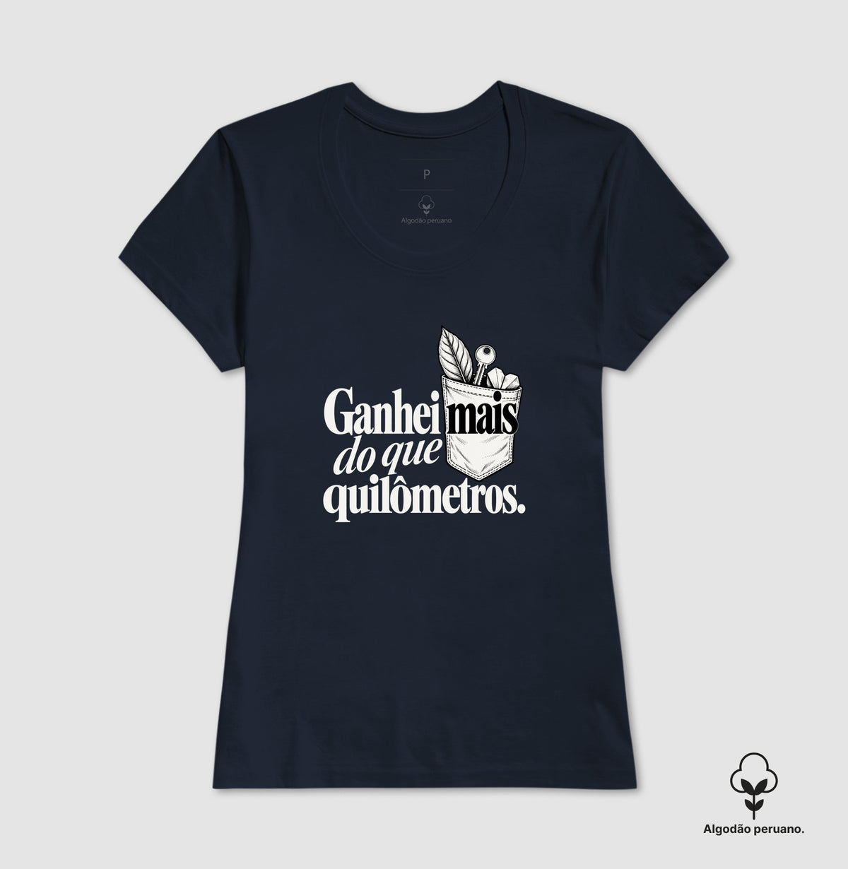 Camiseta Algodão Peruano - Conquista de Rua