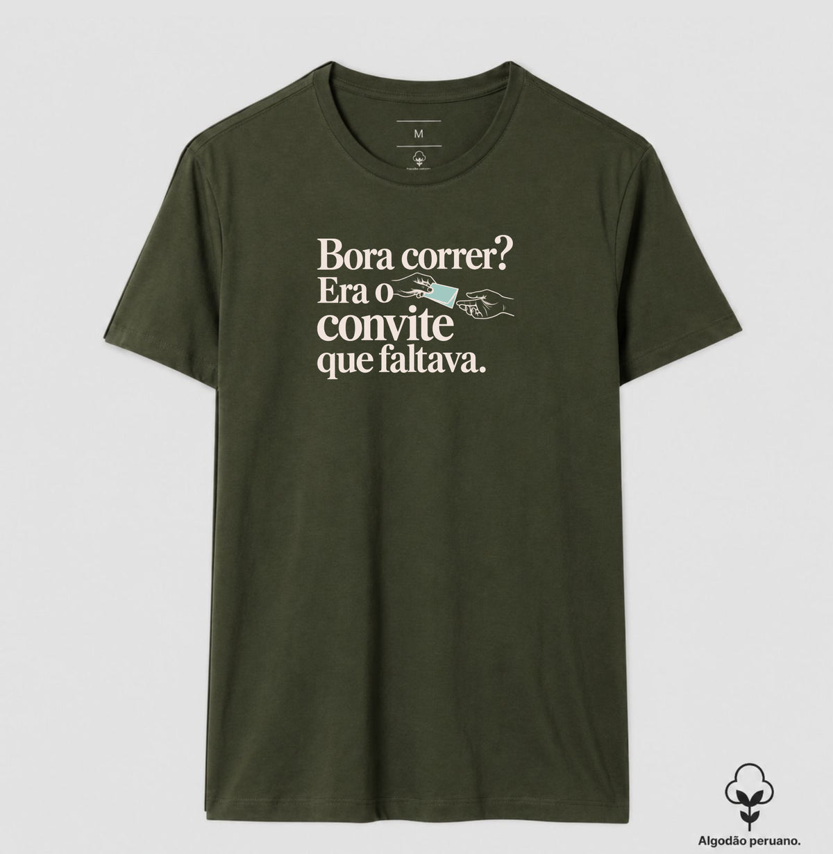Camiseta Algodão Peruano - Convite Aceito