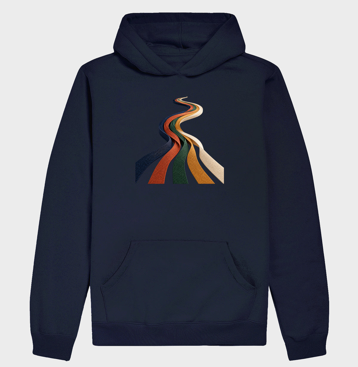 Hoodie Moletom - Quilômetros Compartilhados, Marinho