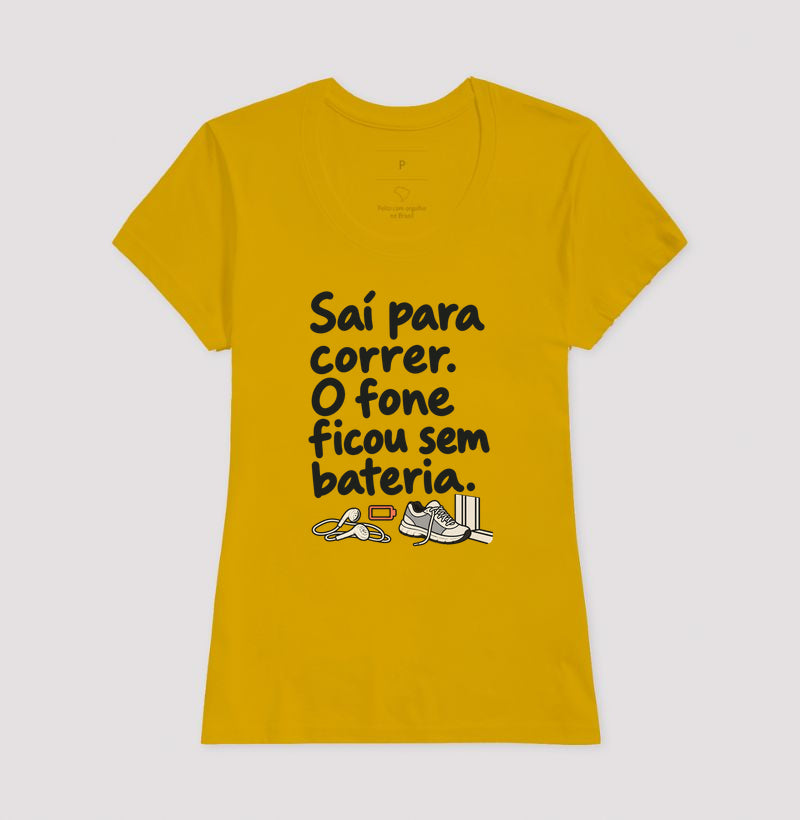 Camiseta Unissex - Fone Sem Carga