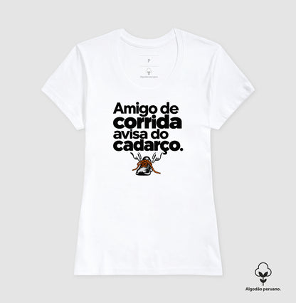 Camiseta Algodão Peruano - Cuidado Pequeno