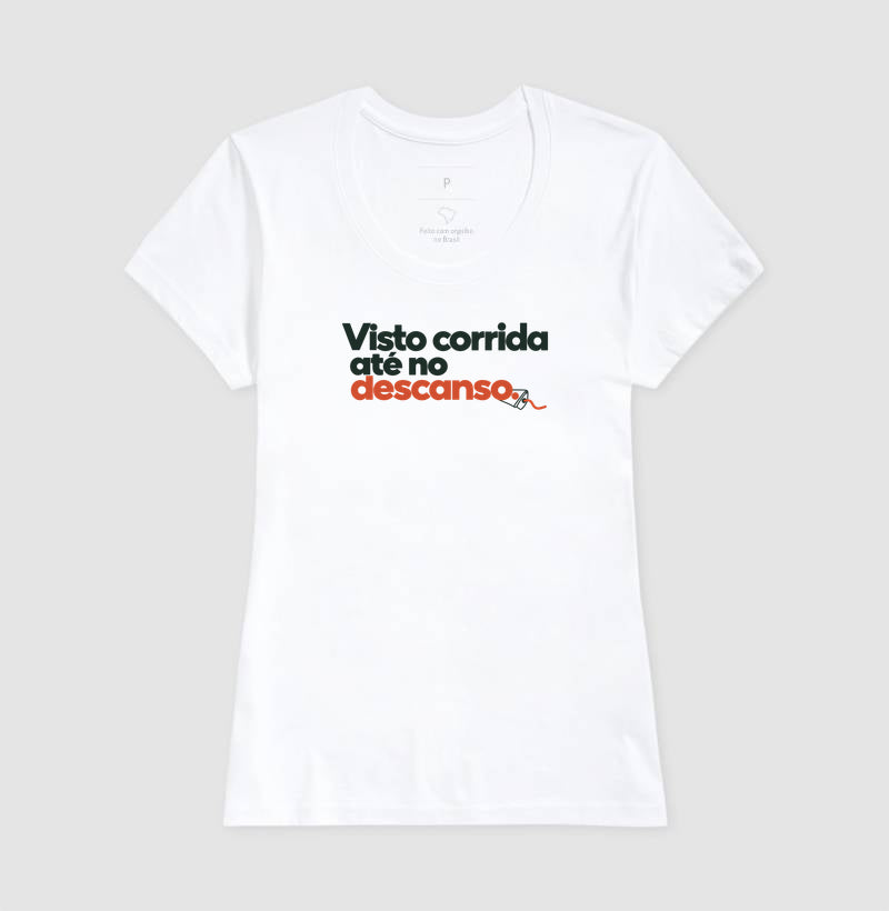Camiseta Unissex - Corrida no Guarda-Roupa