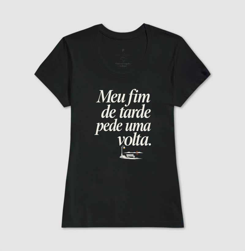 Camiseta Unissex - Noite de Esquina, Feminino, Preta