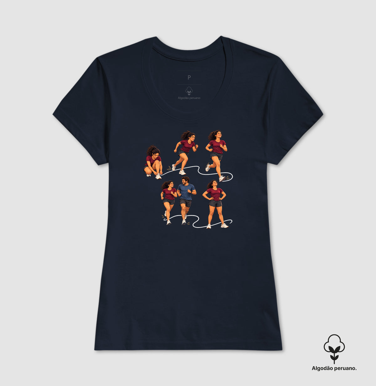 Camiseta Algodão Peruano - Primeiro 5K