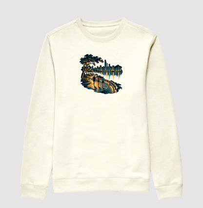 Suéter Moletom - Noite Refletiva, Off White