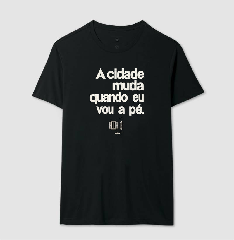 Camiseta Unissex - Outro Olhar, Masculino, Preta