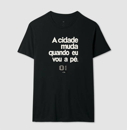 Camiseta Unissex - Outro Olhar, Masculino, Preta