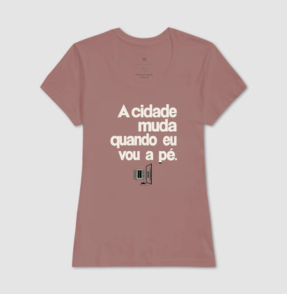 Camiseta Unissex - Outro Olhar, Feminino, Rosa