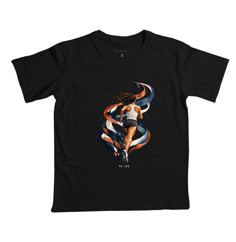 Camiseta Infantil - Dentro da Maratona, Preta