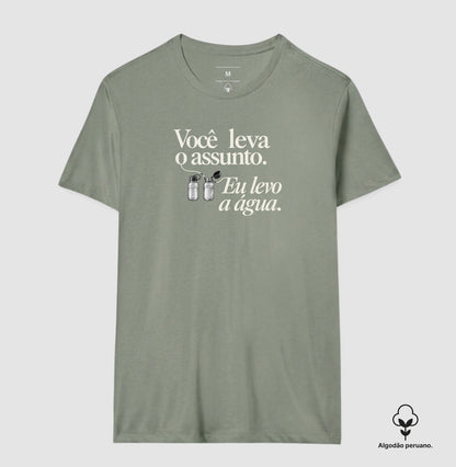 Camiseta Algodão Peruano - Dupla Combinada