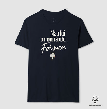 Camiseta Algodão Peruano - Orgulho sem Comparação, Masculino, Marinho