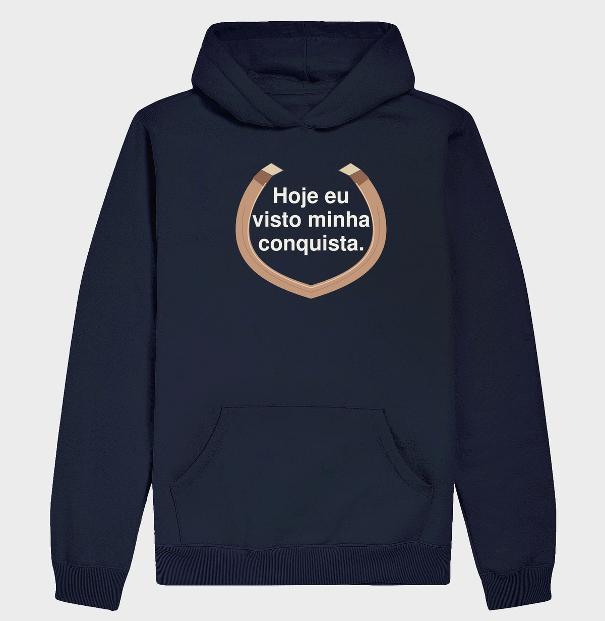 Hoodie Moletom - Conquista Vestida, Marinho
