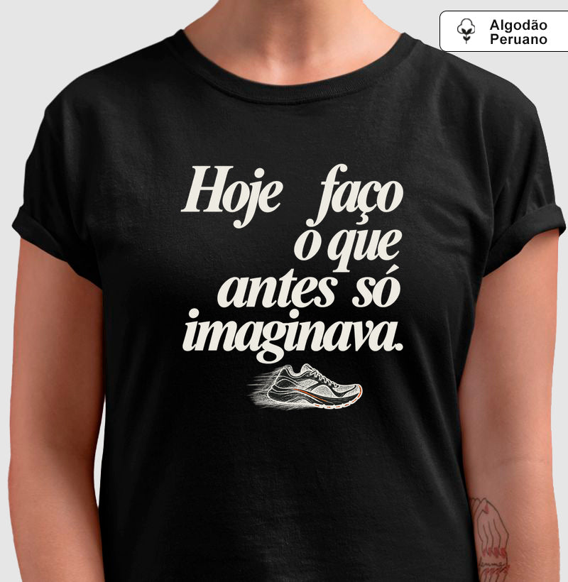 Camiseta Algodão Peruano - Passo que Antes Faltava