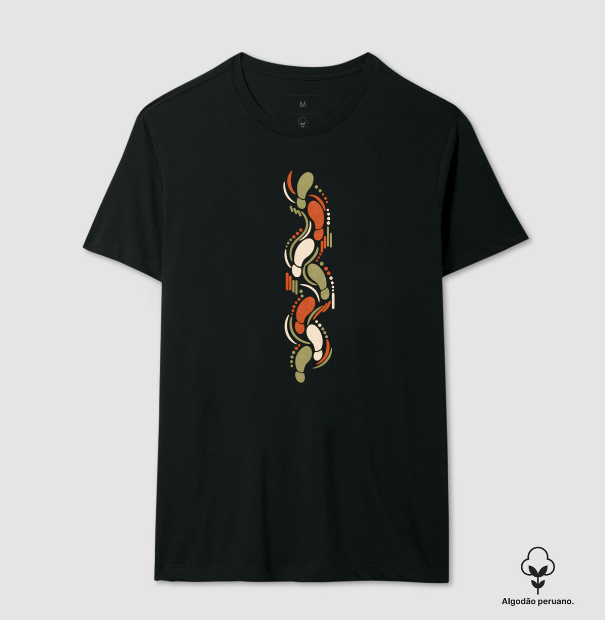 Camiseta Algodão Peruano - Sistema de passadas