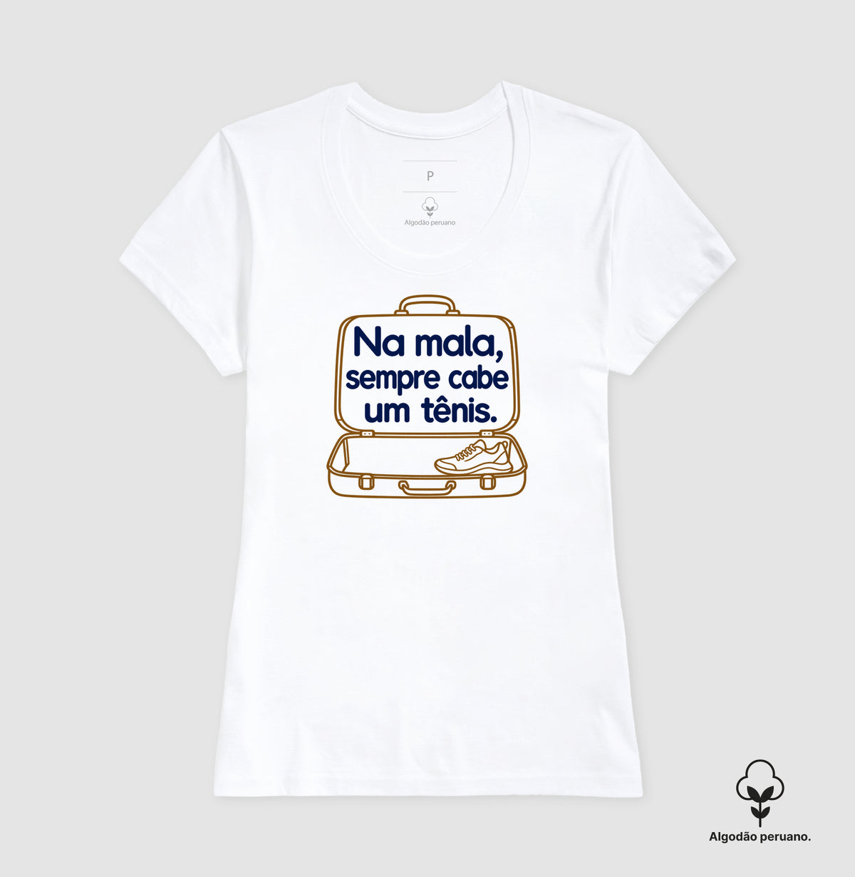 Camiseta Algodão Peruano - Correr de Férias