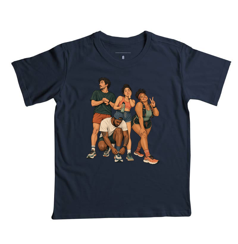Camiseta Infantil - Foto Antes da Largada