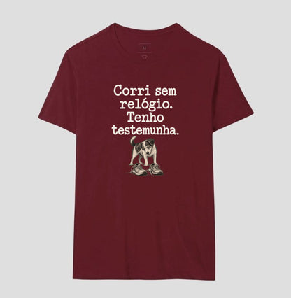 Camiseta Unissex - Relógio em Casa
