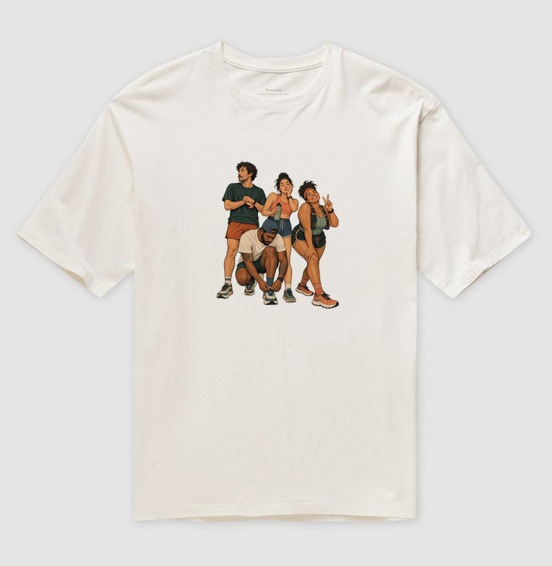 Camiseta Oversized - Foto Antes da Largada