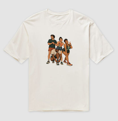 Camiseta Oversized - Foto Antes da Largada