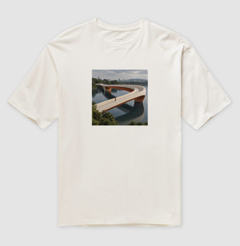 Camiseta Oversized - Pontes e Voltas
