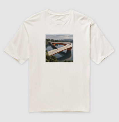 Camiseta Oversized - Pontes e Voltas