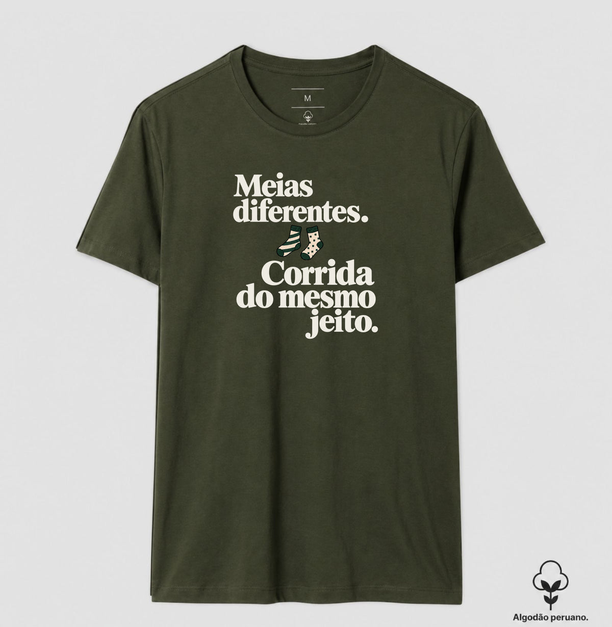 Camiseta Algodão Peruano - Par Diferente
