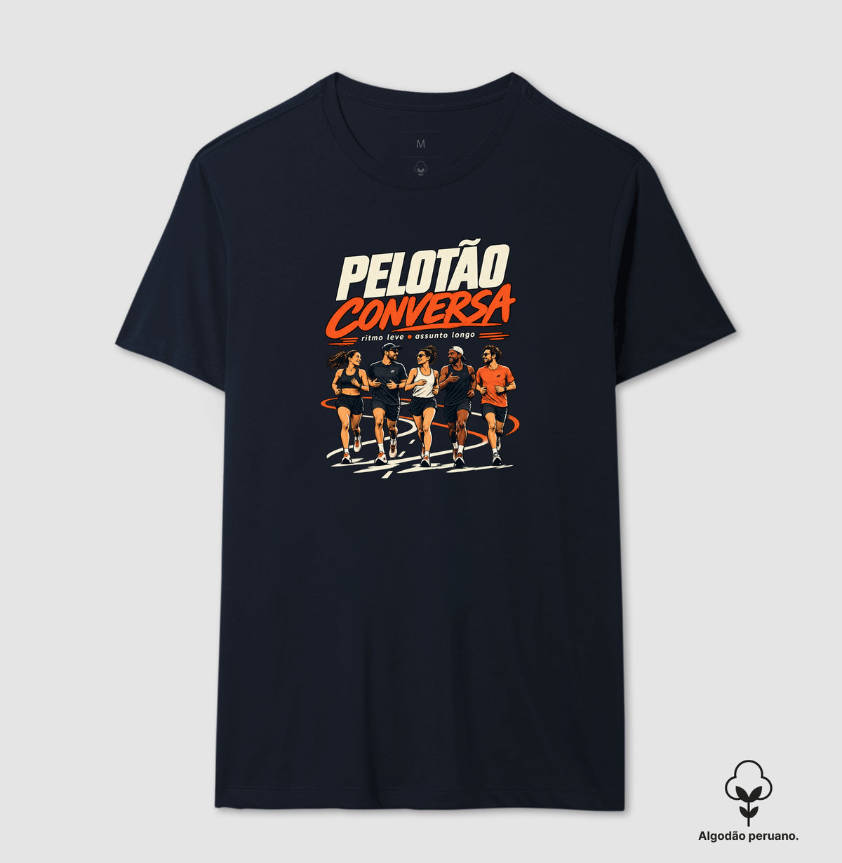 Camiseta Algodão Peruano - Pelotão Conversa