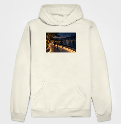 Hoodie Moletom - Noite Refletiva, Off White