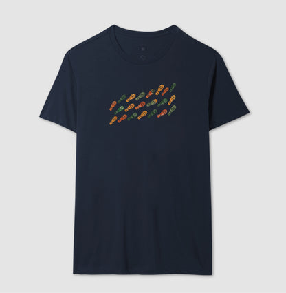 Camiseta Unissex - Passos que Ficaram, Masculino, Marinho