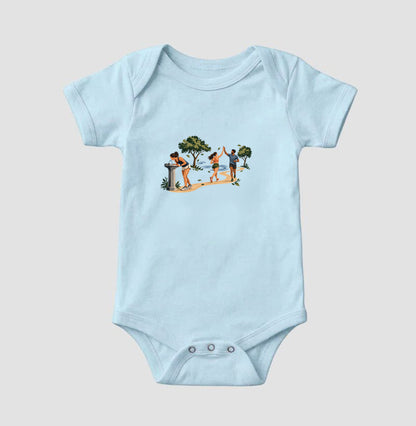 Body Infantil - Primeiro Longão, Azul Bebê