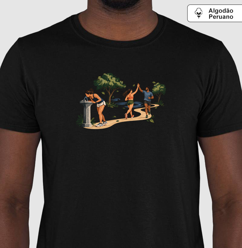 Camiseta Algodão Peruano - Primeiro Longão
