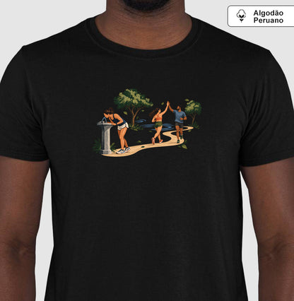 Camiseta Algodão Peruano - Primeiro Longão