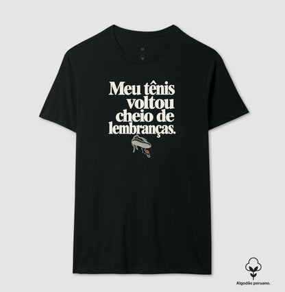 Camiseta Algodão Peruano - Areia de Brinde