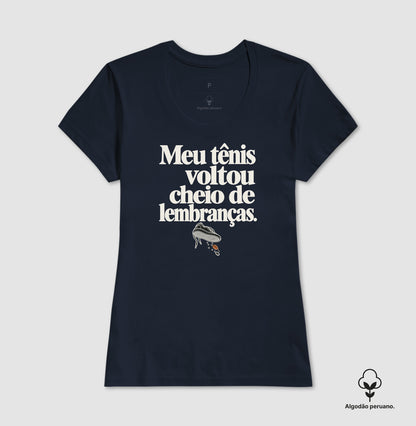 Camiseta Algodão Peruano - Areia de Brinde
