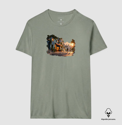 Camiseta Algodão Peruano - A Cidade Acorda