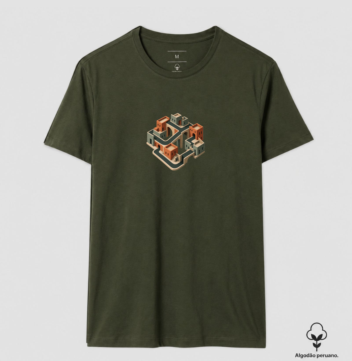 Camiseta Algodão Peruano - Quarteirão Infinito