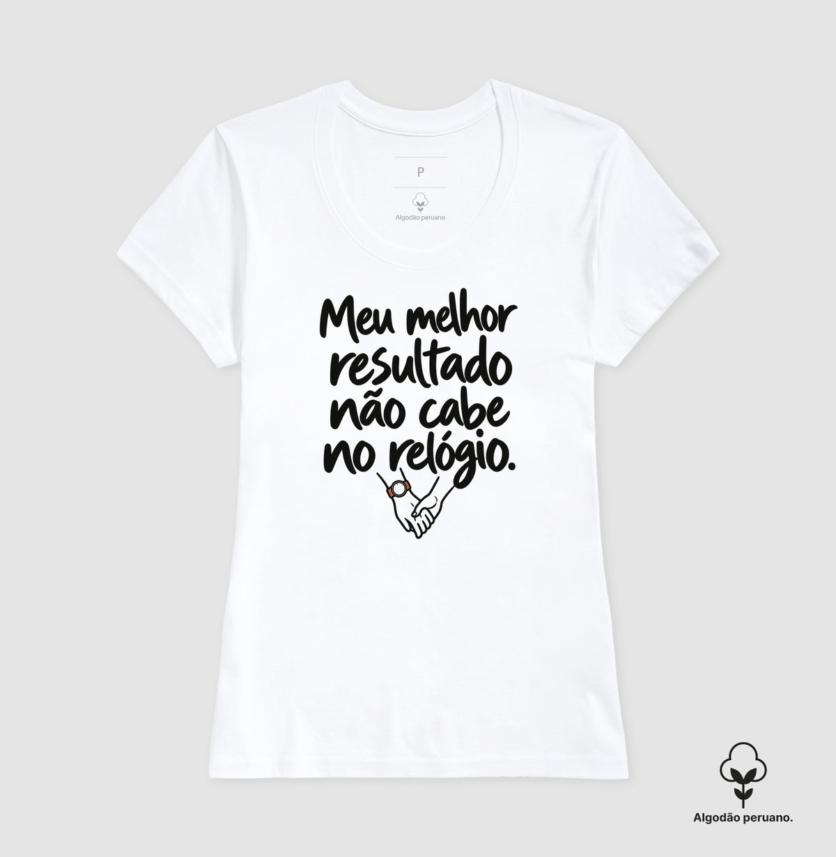Camiseta Algodão Peruano - História Sem Número, Feminino, Branca