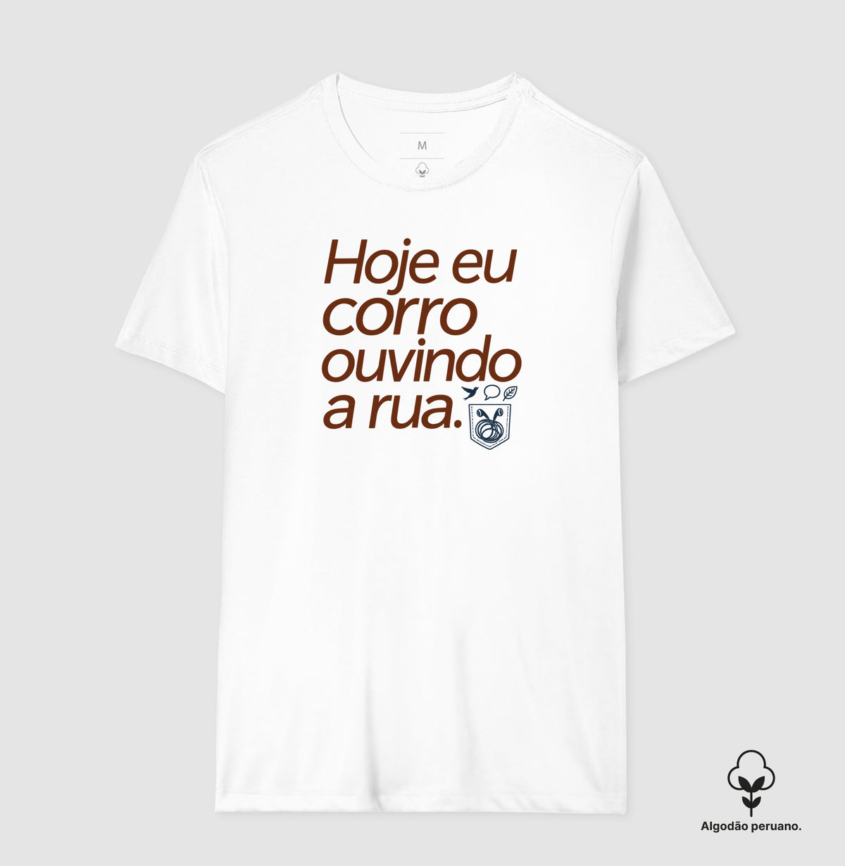 Camiseta Algodão Peruano - Música Guardada