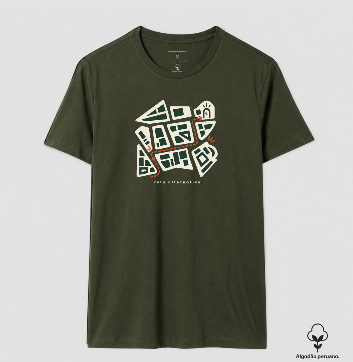 Camiseta Algodão Peruano - Plano de Emergência