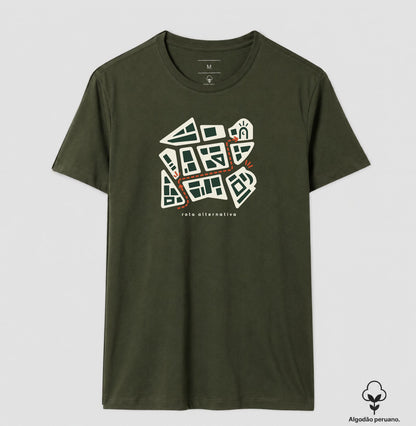 Camiseta Algodão Peruano - Plano de Emergência