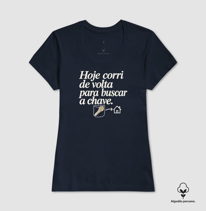 Camiseta Algodão Peruano - Chave Esquecida