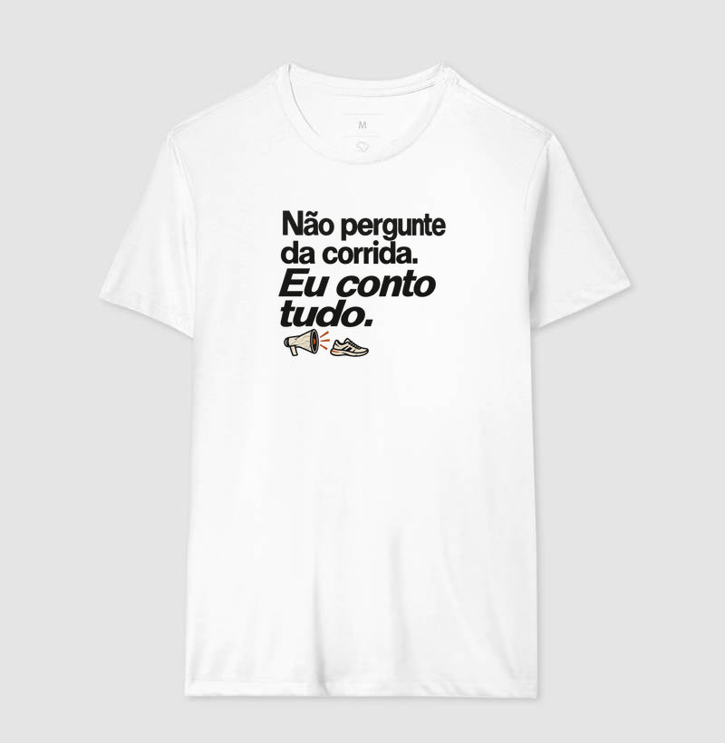 Camiseta Unissex - Cheguei no Assunto, Masculino, Branca