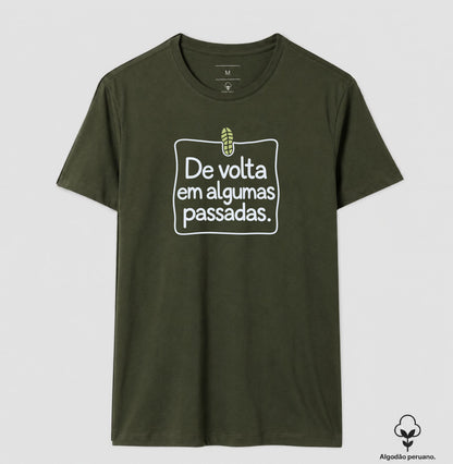 Camiseta Algodão Peruano - Aviso de Saída
