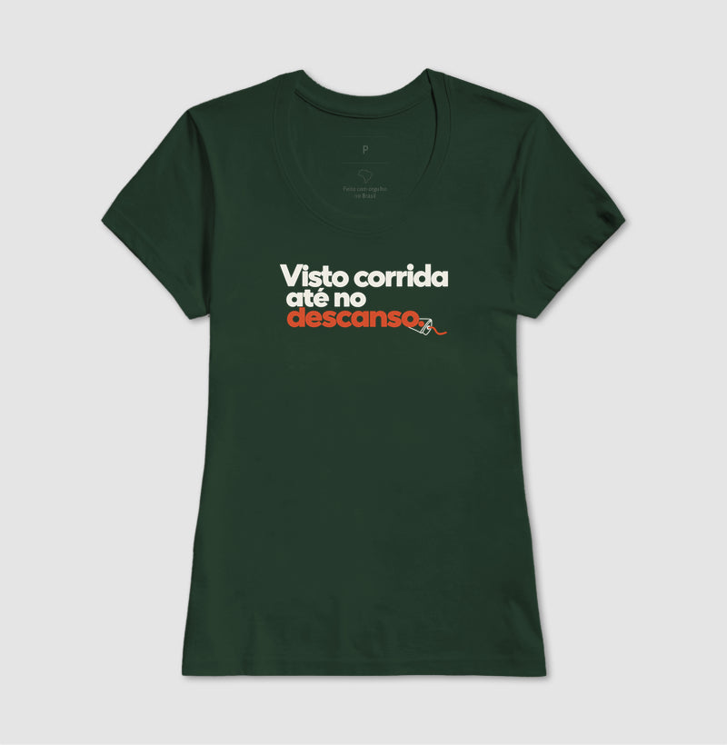 Camiseta Unissex - Corrida no Guarda-Roupa