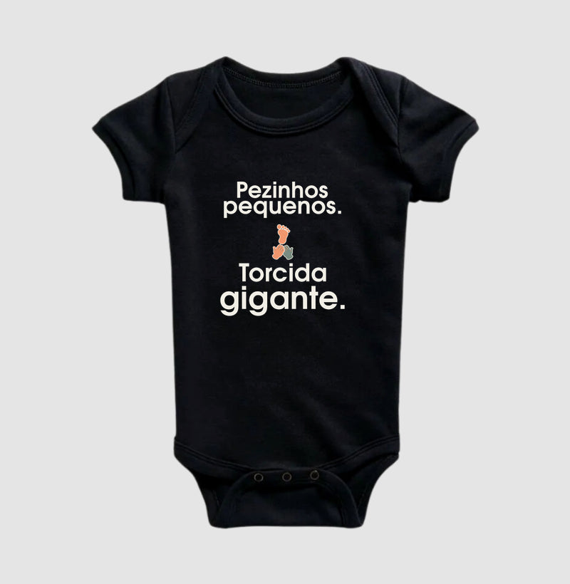 Body Infantil - Torcida Pequena, Preta