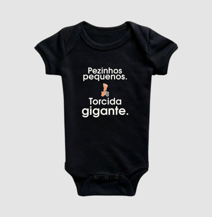 Body Infantil - Torcida Pequena, Preta