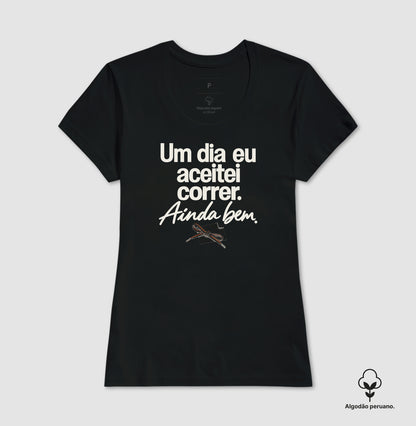 Camiseta Algodão Peruano - Primeiro Convite, Feminino, Preta